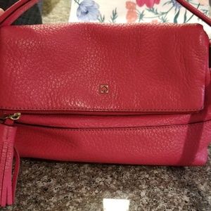 Bright pink Kate Spade crossbody bag
